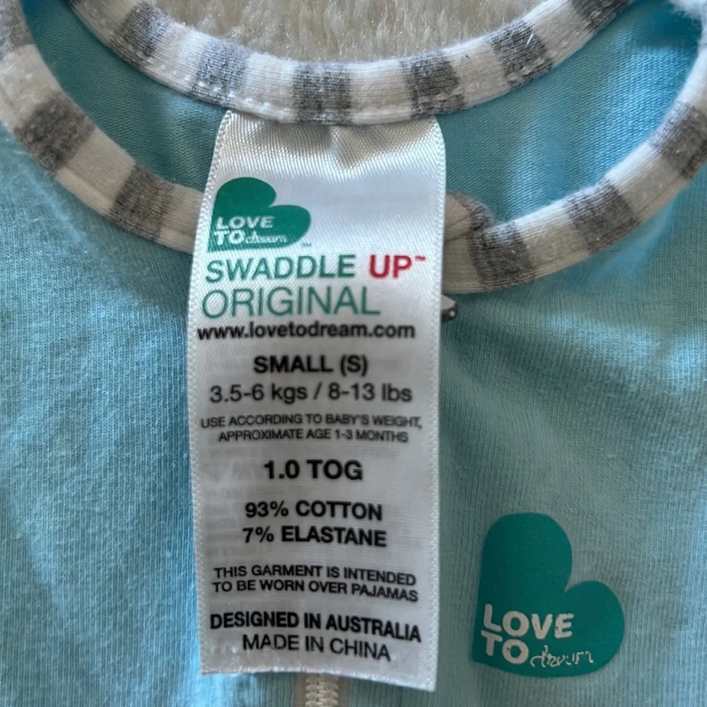 Baby blue Love To Dream Swaddle UP swaddle - Picture 3 of 5